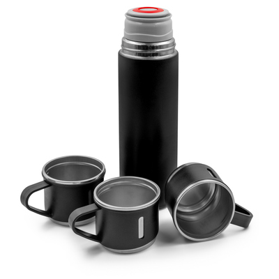 Thermos with cup for laser engraving